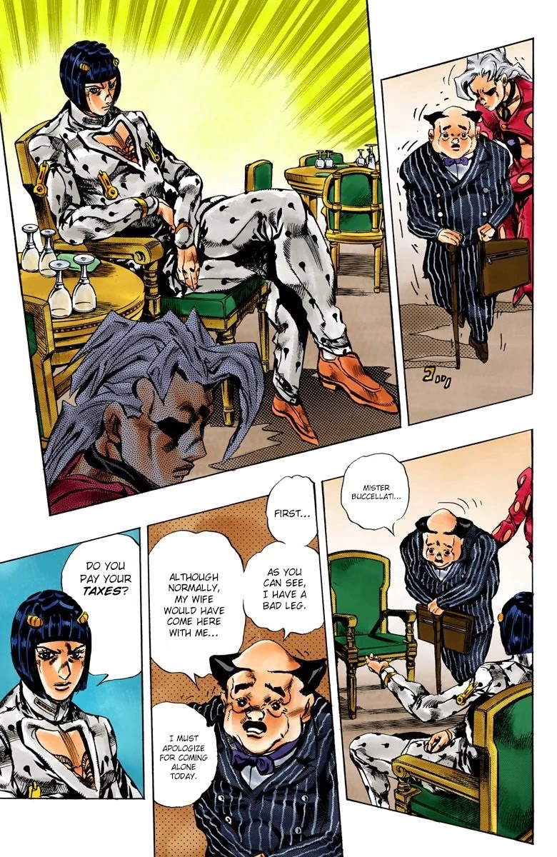 JoJo's Bizarre Adventure Part 5 - Vento Aureo (Official Colored) Chapter 151 page 5 - Chapter 151: -Epilogue- Sleeping Slaves Part 1