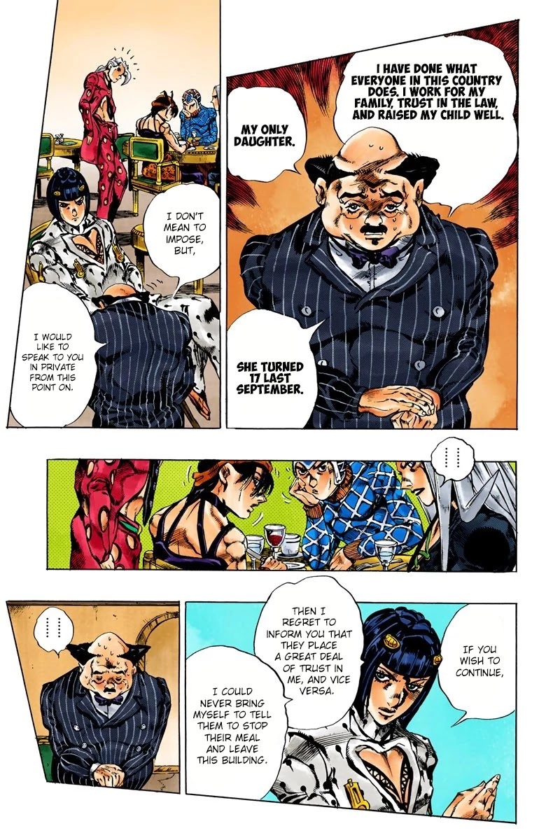 JoJo's Bizarre Adventure Part 5 - Vento Aureo (Official Colored) Chapter 151 page 7 - Chapter 151: -Epilogue- Sleeping Slaves Part 1