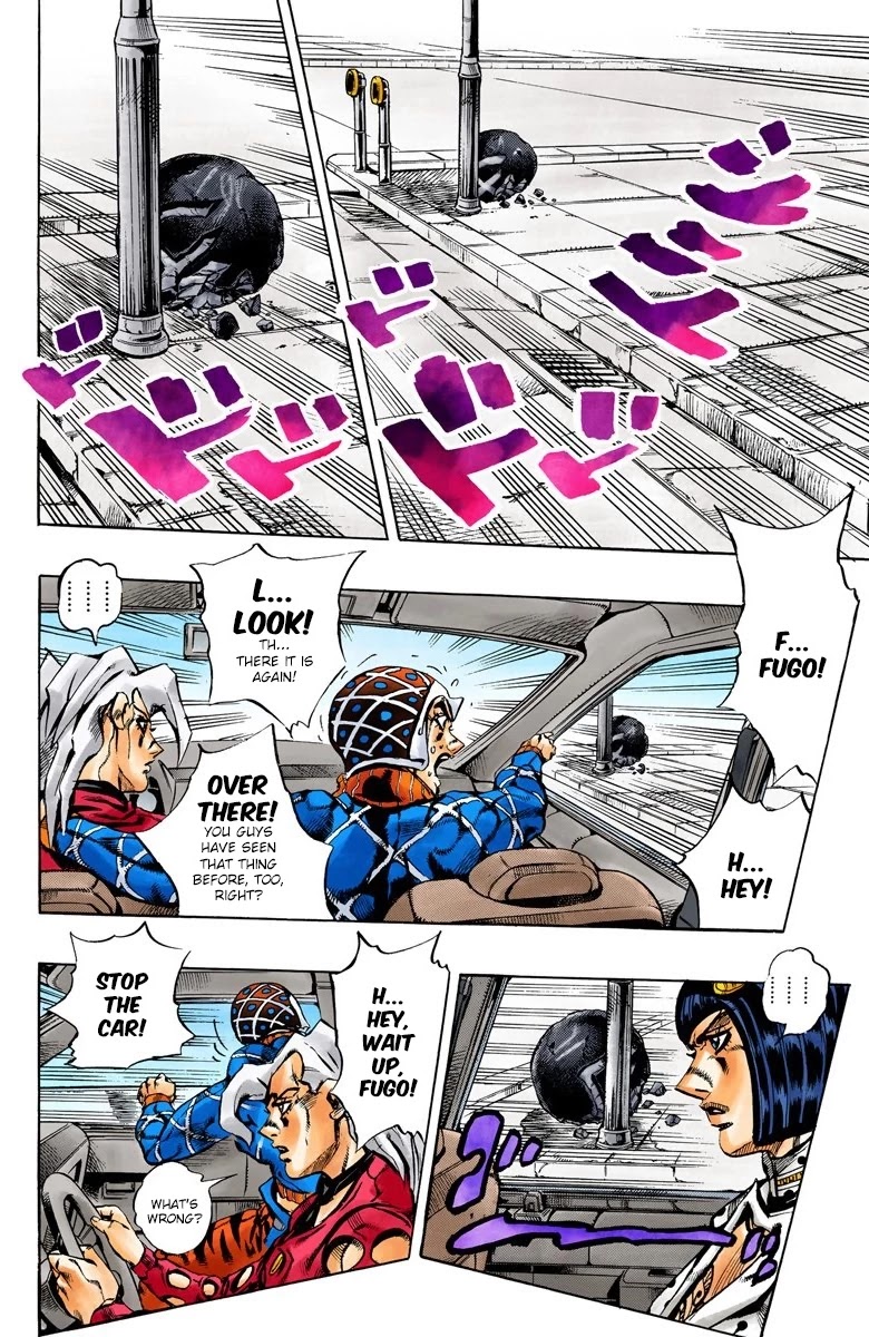 JoJo's Bizarre Adventure Part 5 - Vento Aureo (Official Colored) Chapter 152 page 11 - Chapter 152: Sleeping Slaves Part 2