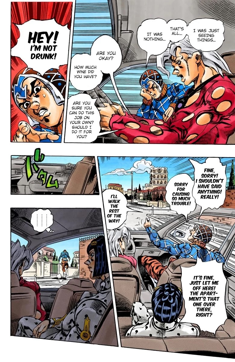 JoJo's Bizarre Adventure Part 5 - Vento Aureo (Official Colored) Chapter 152 page 13 - Chapter 152: Sleeping Slaves Part 2