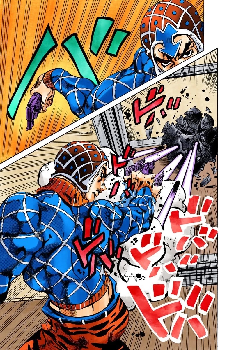 JoJo's Bizarre Adventure Part 5 - Vento Aureo (Official Colored) Chapter 152 page 18 - Chapter 152: Sleeping Slaves Part 2