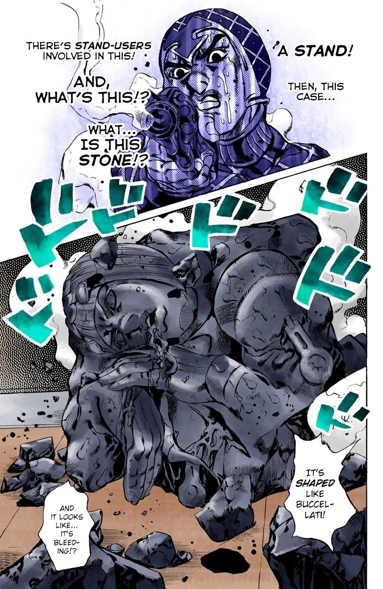 JoJo's Bizarre Adventure Part 5 - Vento Aureo (Official Colored) Chapter 152 page 20 - Chapter 152: Sleeping Slaves Part 2