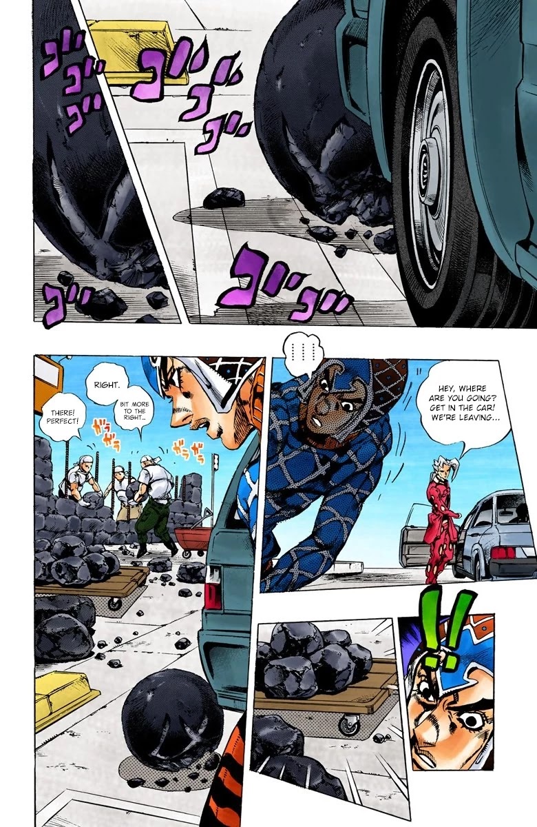 JoJo's Bizarre Adventure Part 5 - Vento Aureo (Official Colored) Chapter 152 page 7 - Chapter 152: Sleeping Slaves Part 2