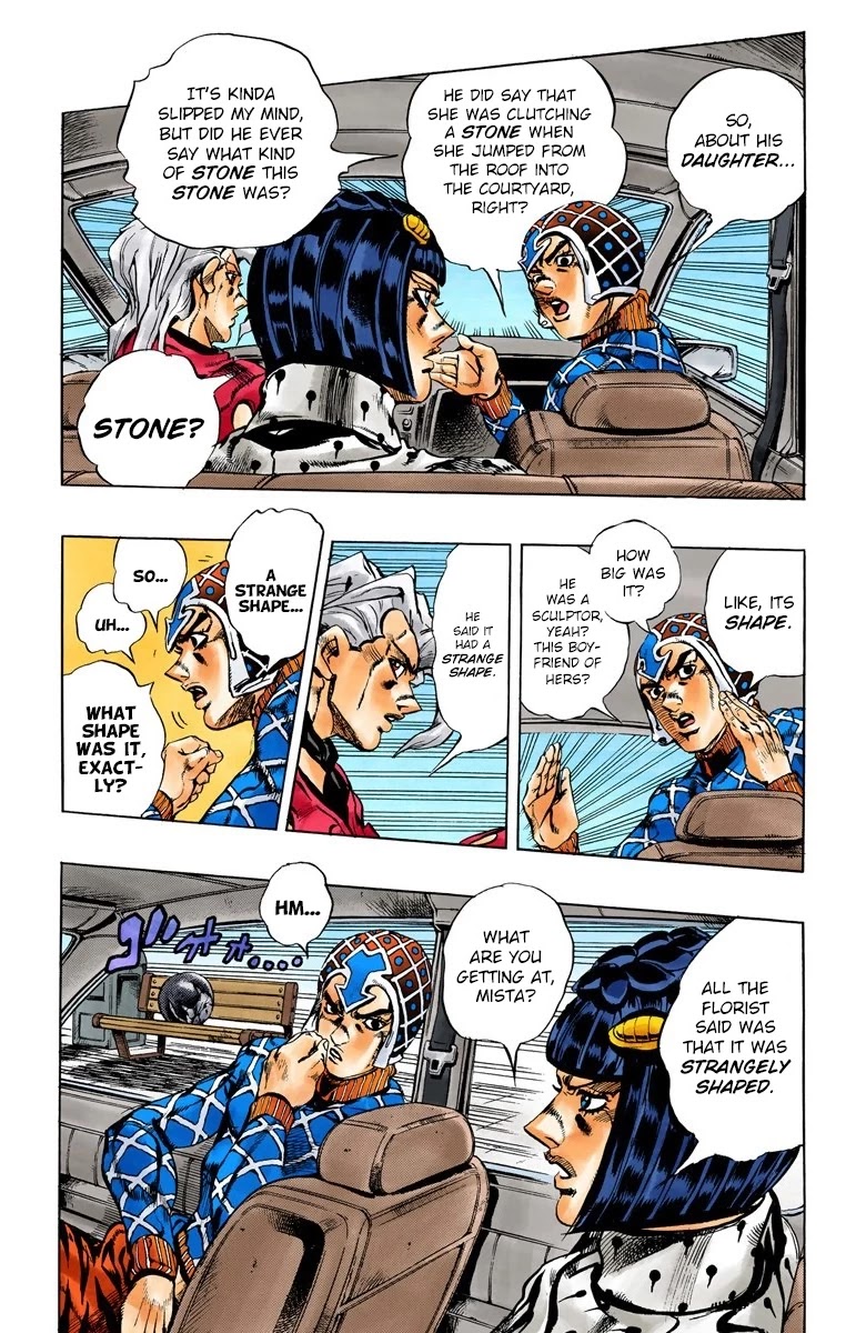 JoJo's Bizarre Adventure Part 5 - Vento Aureo (Official Colored) Chapter 152 page 9 - Chapter 152: Sleeping Slaves Part 2
