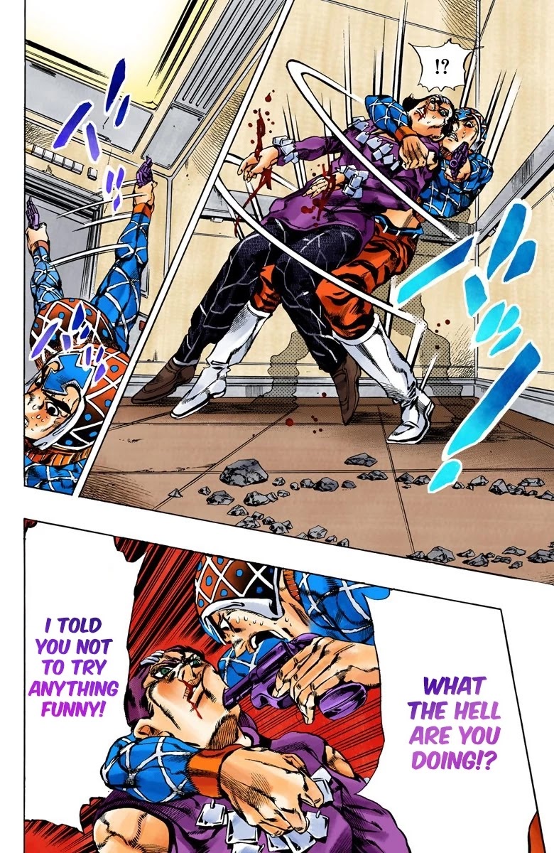 JoJo's Bizarre Adventure Part 5 - Vento Aureo (Official Colored) Chapter 153 page 10 - Chapter 153: Sleeping Slaves Part 3