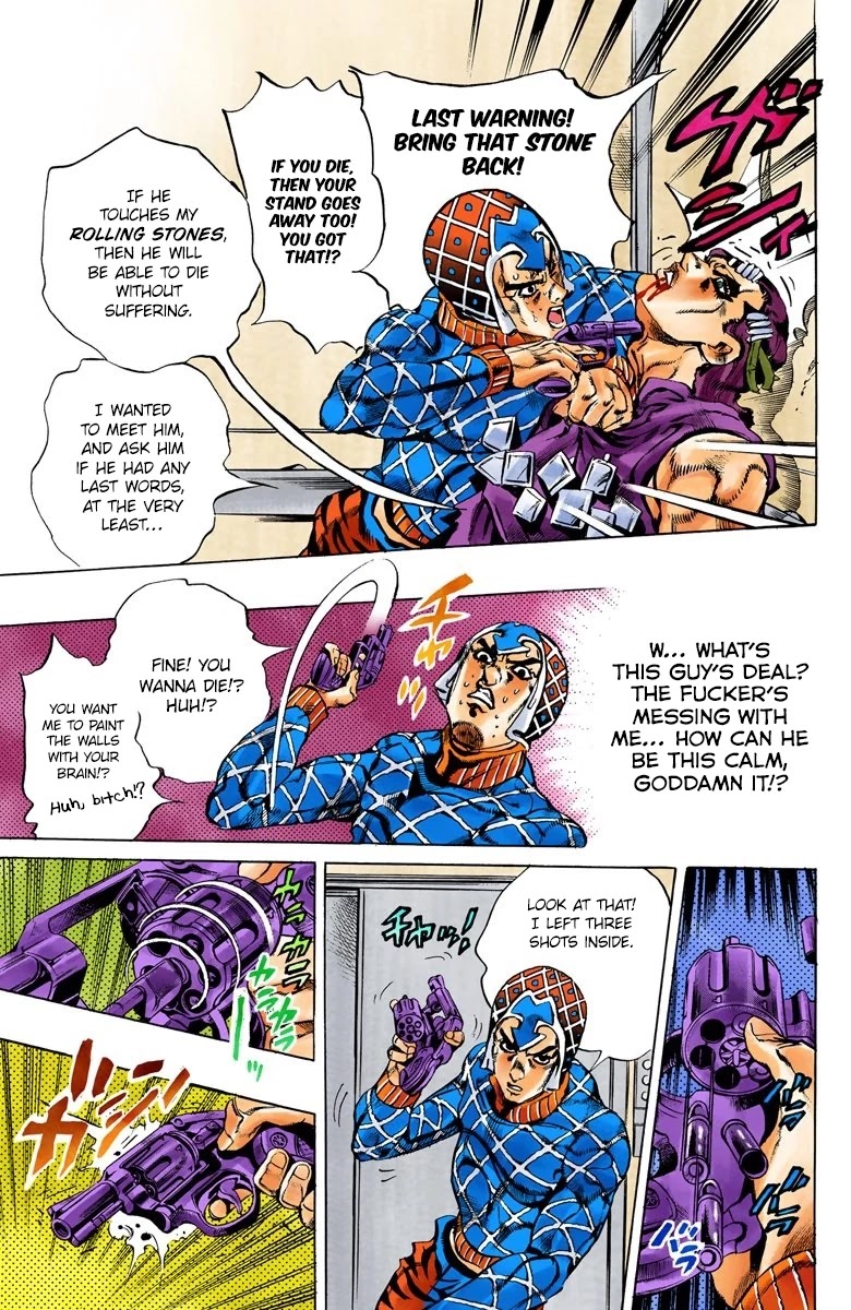 JoJo's Bizarre Adventure Part 5 - Vento Aureo (Official Colored) Chapter 153 page 13 - Chapter 153: Sleeping Slaves Part 3