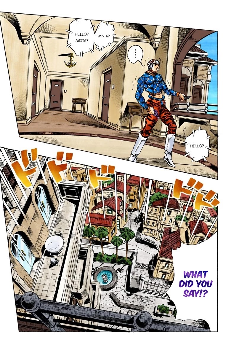 JoJo's Bizarre Adventure Part 5 - Vento Aureo (Official Colored) Chapter 153 page 19 - Chapter 153: Sleeping Slaves Part 3