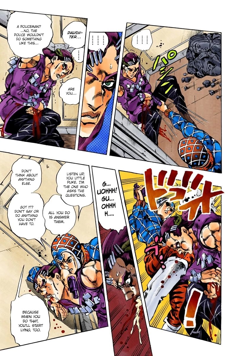 JoJo's Bizarre Adventure Part 5 - Vento Aureo (Official Colored) Chapter 153 page 5 - Chapter 153: Sleeping Slaves Part 3