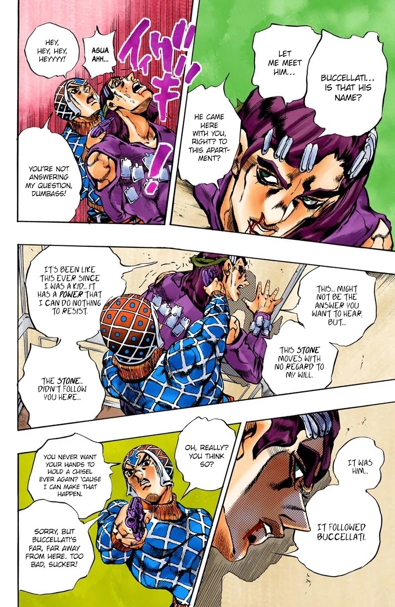 JoJo's Bizarre Adventure Part 5 - Vento Aureo (Official Colored) Chapter 153 page 8 - Chapter 153: Sleeping Slaves Part 3