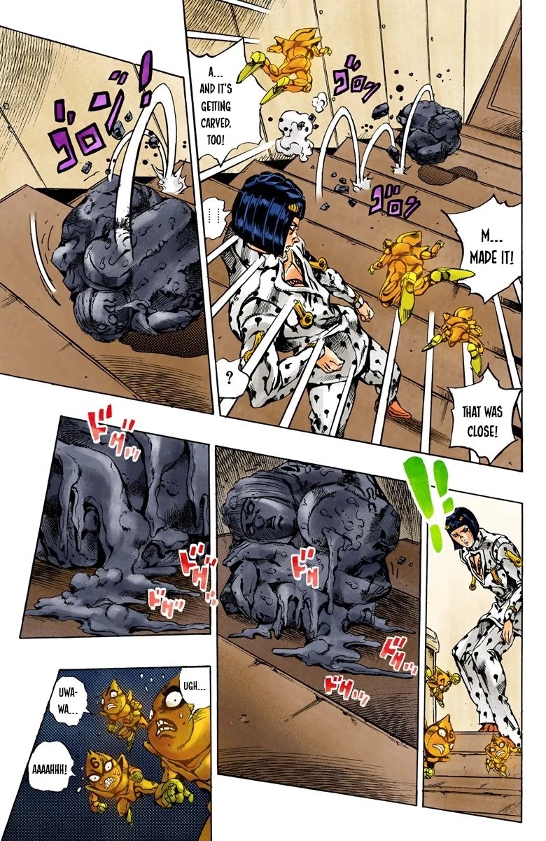 JoJo's Bizarre Adventure Part 5 - Vento Aureo (Official Colored) Chapter 154 page 10 - Chapter 154: Sleeping Slaves Part 4