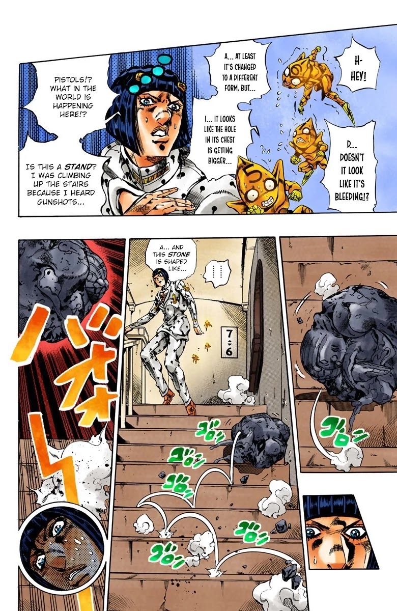 JoJo's Bizarre Adventure Part 5 - Vento Aureo (Official Colored) Chapter 154 page 11 - Chapter 154: Sleeping Slaves Part 4