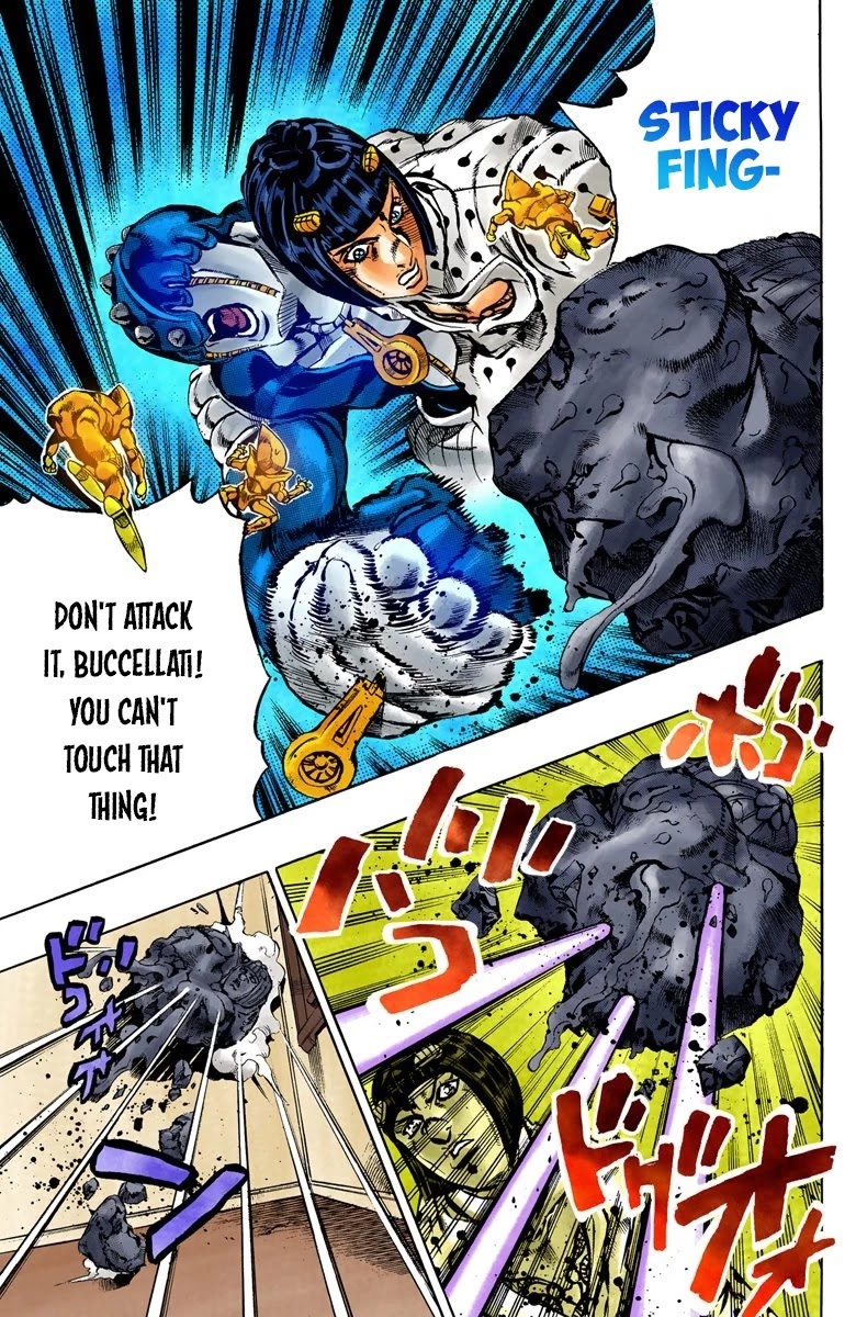 JoJo's Bizarre Adventure Part 5 - Vento Aureo (Official Colored) Chapter 154 page 12 - Chapter 154: Sleeping Slaves Part 4