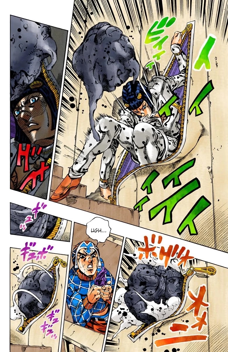 JoJo's Bizarre Adventure Part 5 - Vento Aureo (Official Colored) Chapter 154 page 17 - Chapter 154: Sleeping Slaves Part 4