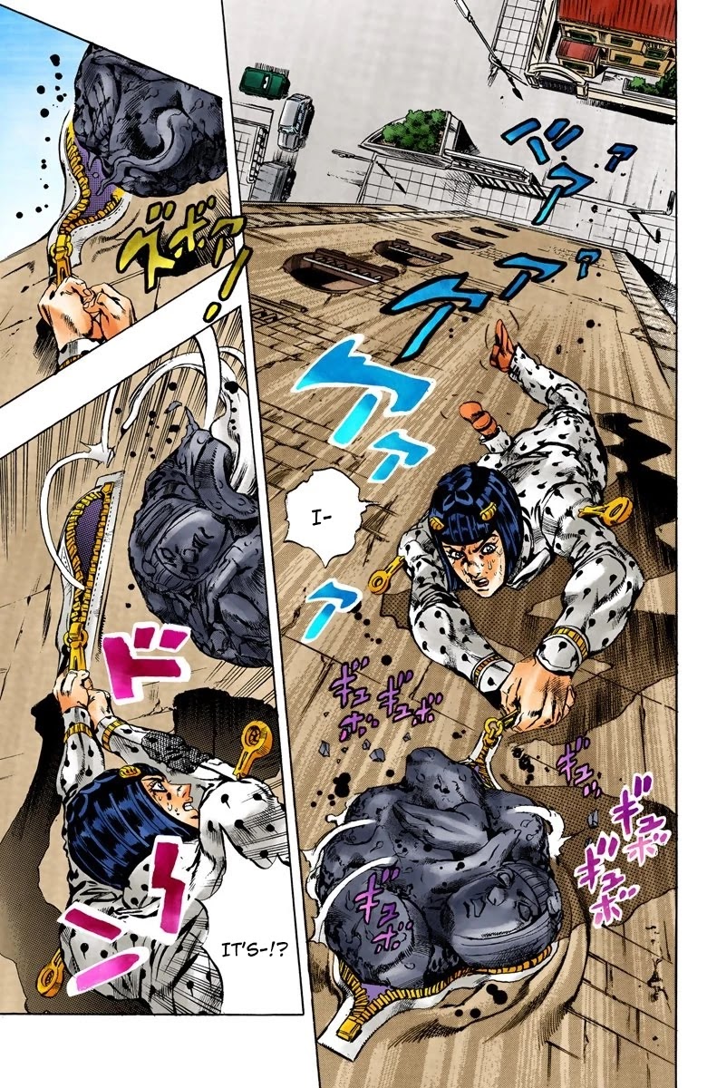 JoJo's Bizarre Adventure Part 5 - Vento Aureo (Official Colored) Chapter 154 page 18 - Chapter 154: Sleeping Slaves Part 4