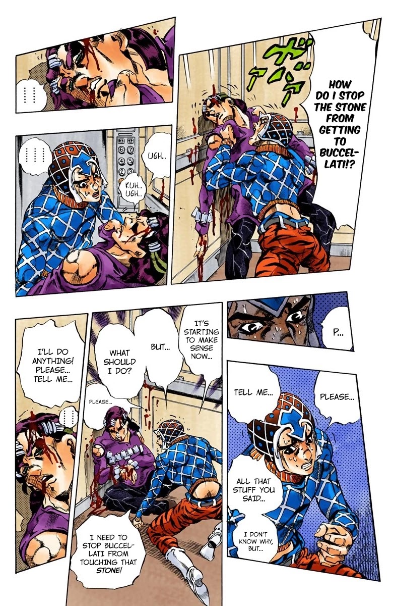JoJo's Bizarre Adventure Part 5 - Vento Aureo (Official Colored) Chapter 154 page 4 - Chapter 154: Sleeping Slaves Part 4