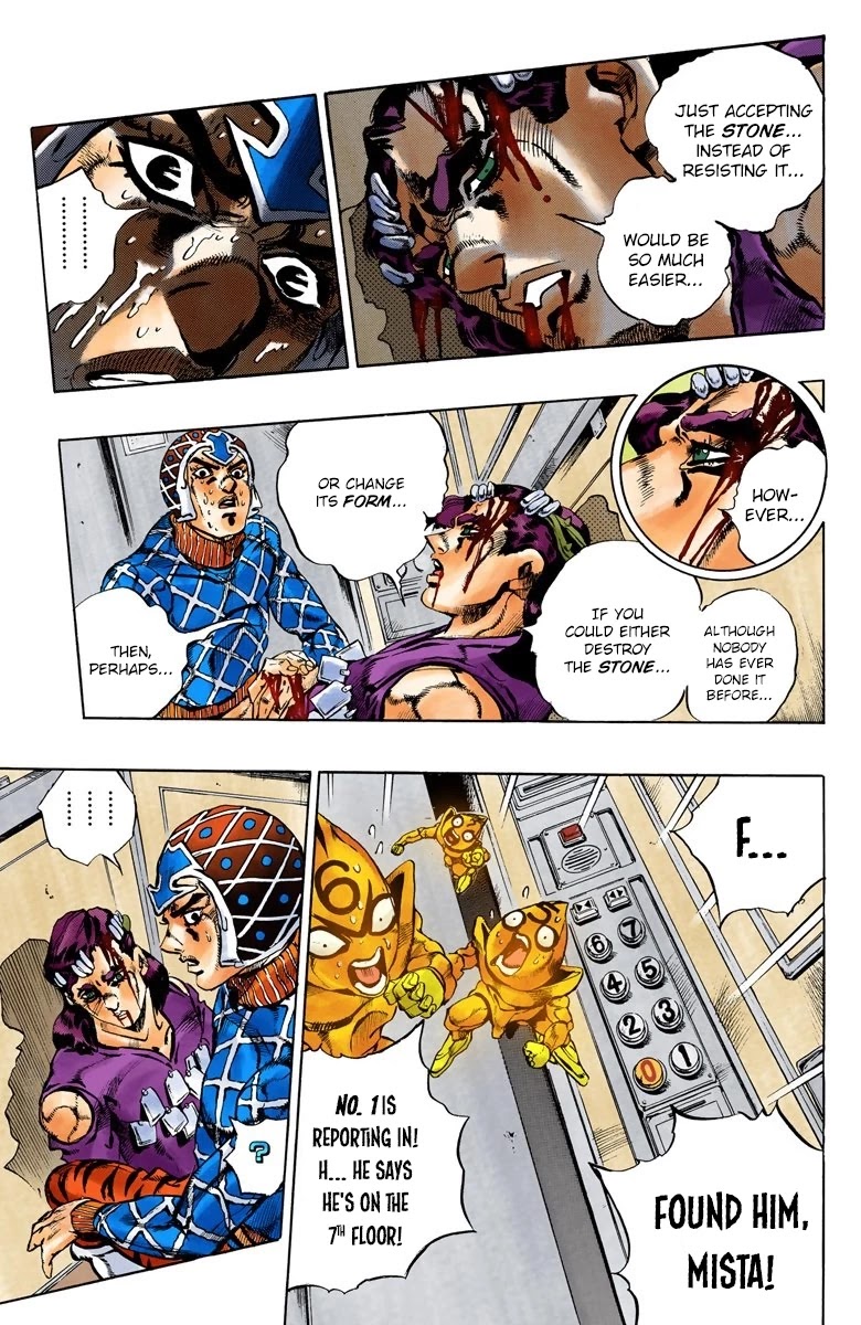 JoJo's Bizarre Adventure Part 5 - Vento Aureo (Official Colored) Chapter 154 page 5 - Chapter 154: Sleeping Slaves Part 4