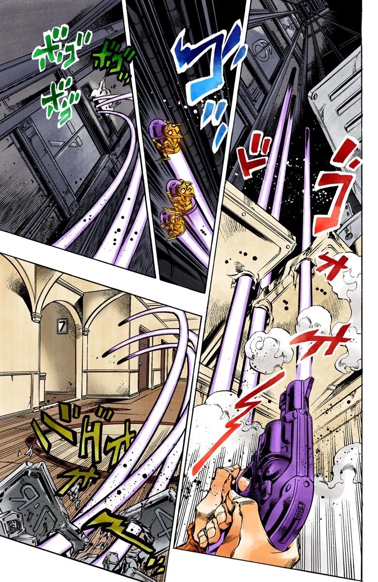 JoJo's Bizarre Adventure Part 5 - Vento Aureo (Official Colored) Chapter 154 page 8 - Chapter 154: Sleeping Slaves Part 4