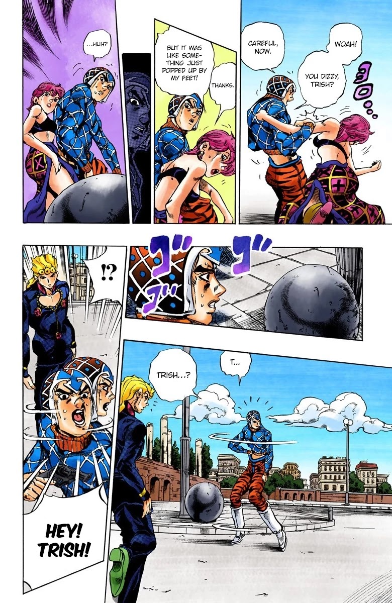 JoJo's Bizarre Adventure Part 5 - Vento Aureo (Official Colored) Chapter 155 page 14 - Chapter 155: Sleeping Slaves Part 5 [END]