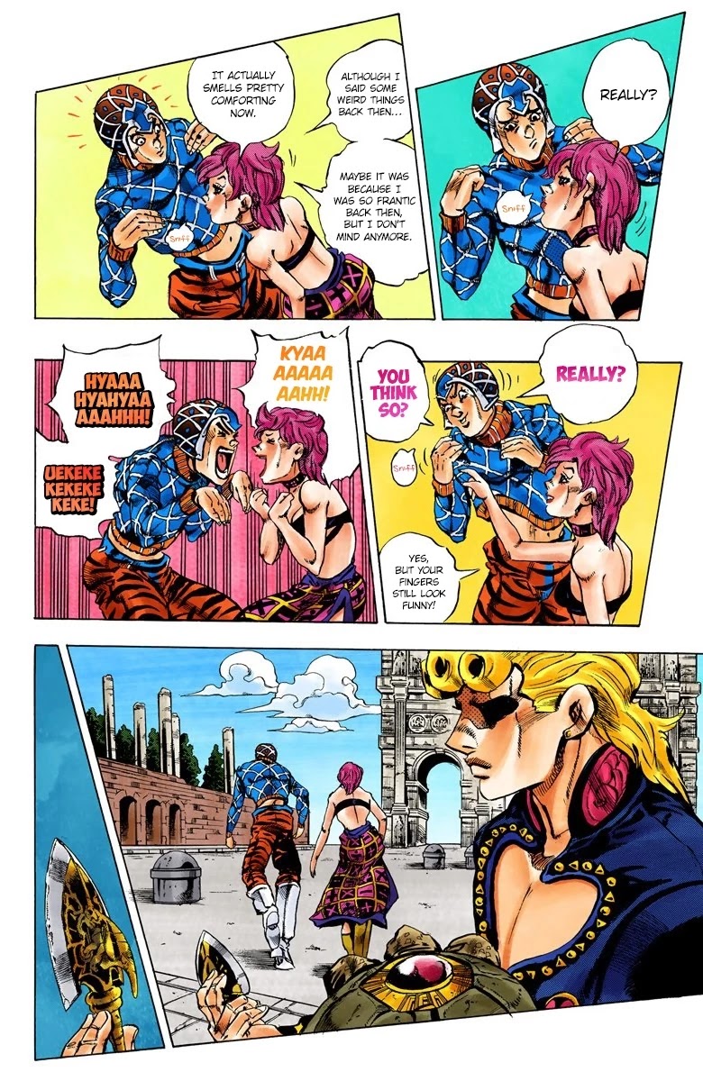 JoJo's Bizarre Adventure Part 5 - Vento Aureo (Official Colored) Chapter 155 page 18 - Chapter 155: Sleeping Slaves Part 5 [END]