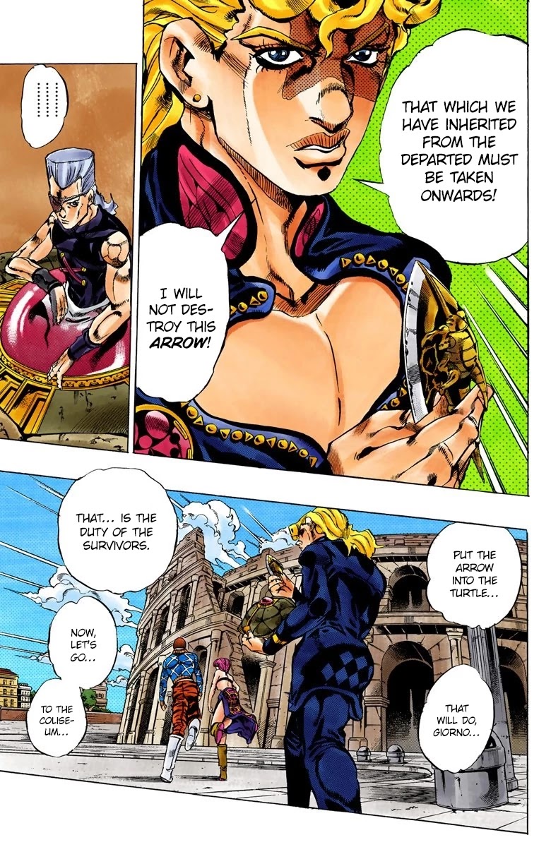 JoJo's Bizarre Adventure Part 5 - Vento Aureo (Official Colored) Chapter 155 page 19 - Chapter 155: Sleeping Slaves Part 5 [END]