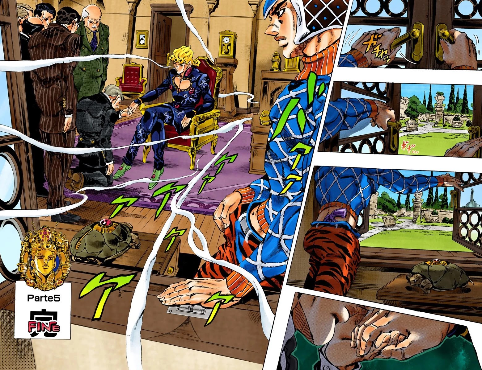 JoJo's Bizarre Adventure Part 5 - Vento Aureo (Official Colored) Chapter 155 page 20 - Chapter 155: Sleeping Slaves Part 5 [END]