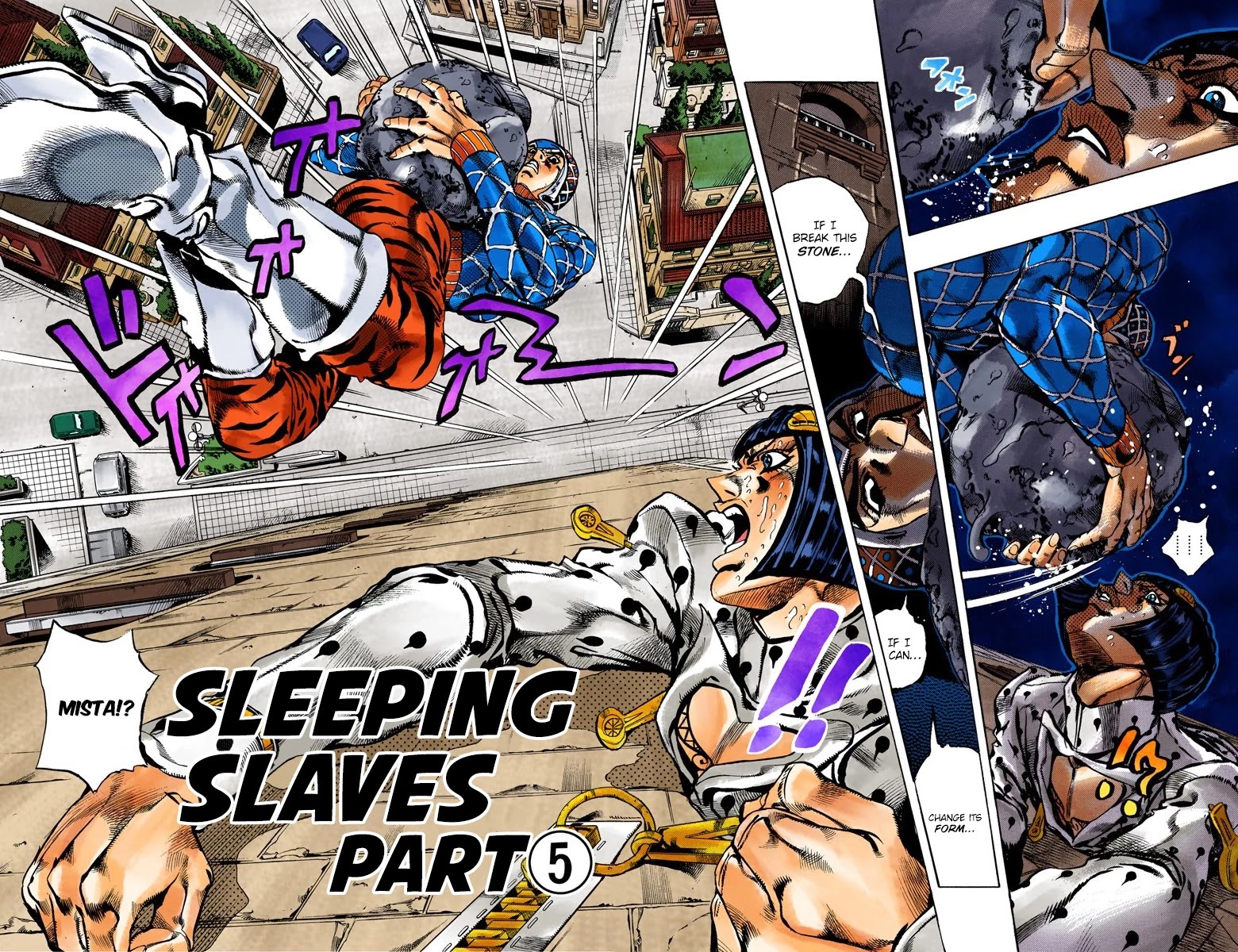 JoJo's Bizarre Adventure Part 5 - Vento Aureo (Official Colored) Chapter 155 page 3 - Chapter 155: Sleeping Slaves Part 5 [END]