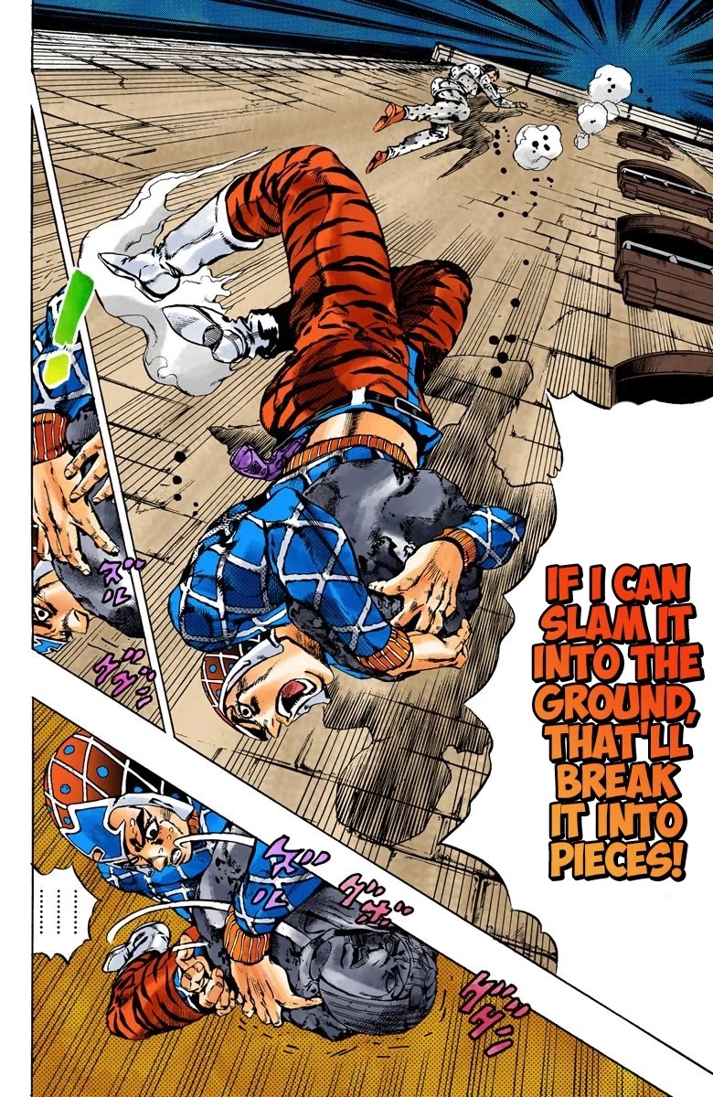 JoJo's Bizarre Adventure Part 5 - Vento Aureo (Official Colored) Chapter 155 page 4 - Chapter 155: Sleeping Slaves Part 5 [END]