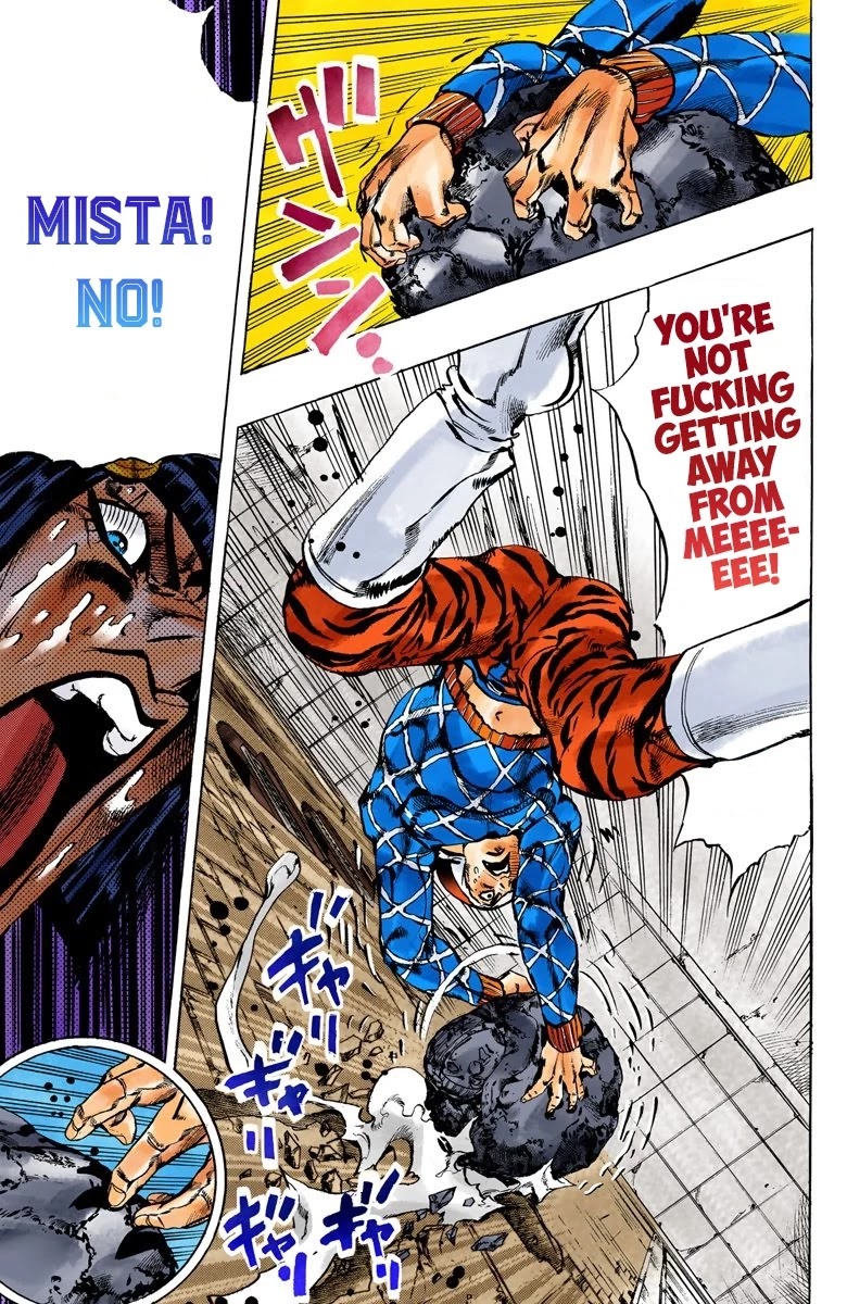JoJo's Bizarre Adventure Part 5 - Vento Aureo (Official Colored) Chapter 155 page 5 - Chapter 155: Sleeping Slaves Part 5 [END]