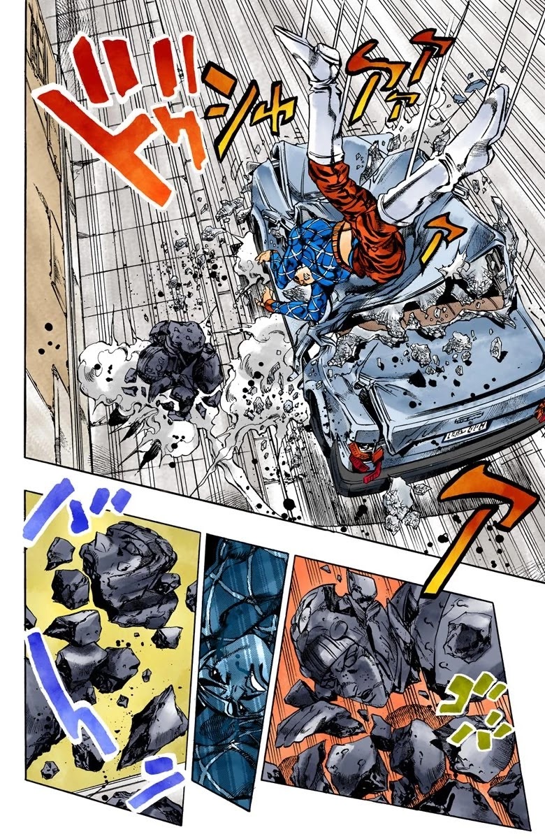 JoJo's Bizarre Adventure Part 5 - Vento Aureo (Official Colored) Chapter 155 page 6 - Chapter 155: Sleeping Slaves Part 5 [END]