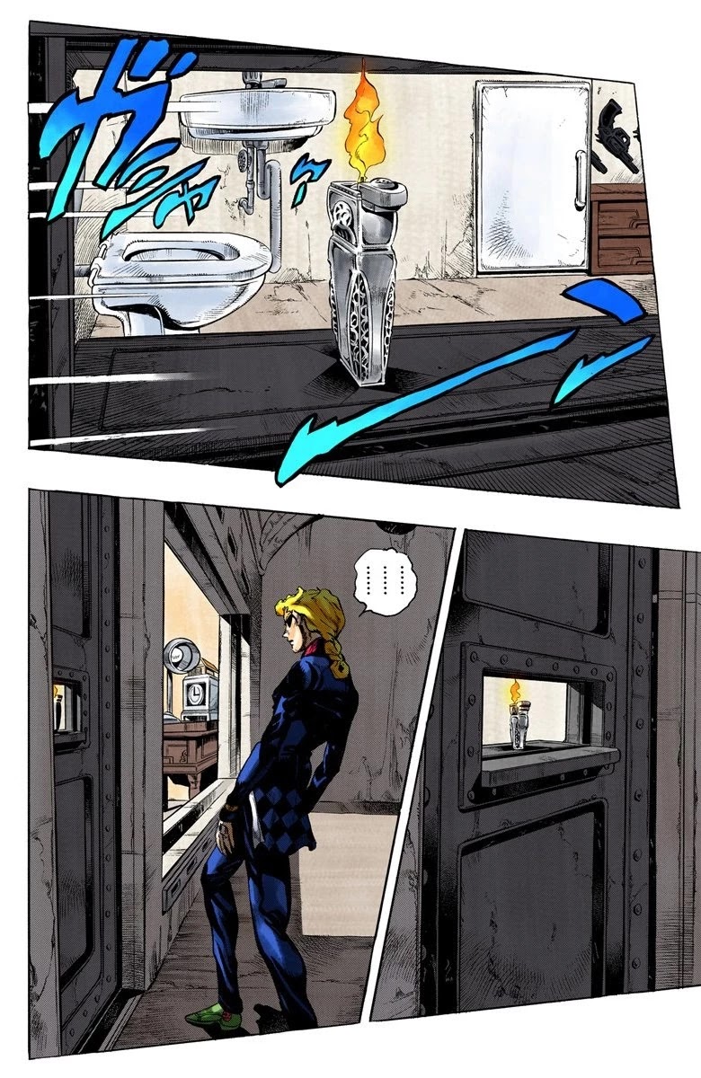 JoJo's Bizarre Adventure Part 5 - Vento Aureo (Official Colored) Chapter 16 page 10 - Chapter 16: Entering the Gang Part 6