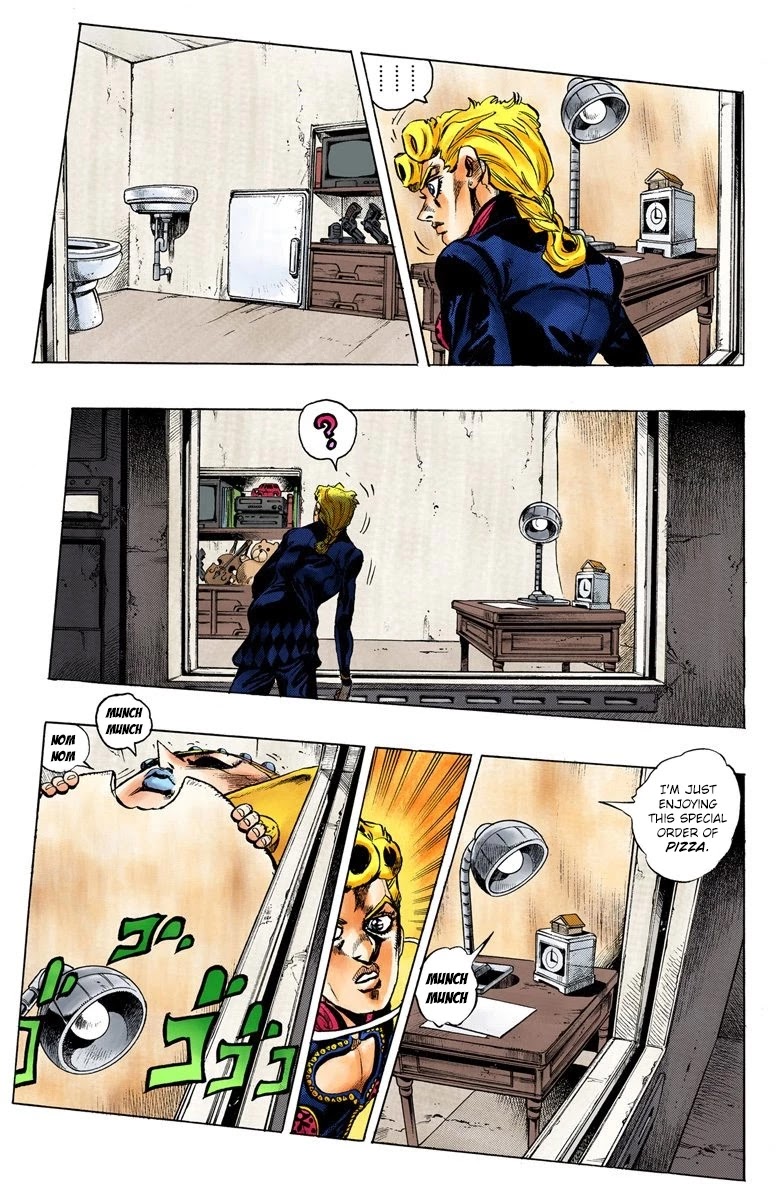 JoJo's Bizarre Adventure Part 5 - Vento Aureo (Official Colored) Chapter 16 page 11 - Chapter 16: Entering the Gang Part 6