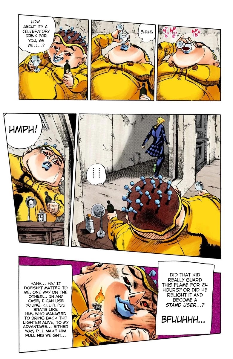 JoJo's Bizarre Adventure Part 5 - Vento Aureo (Official Colored) Chapter 16 page 17 - Chapter 16: Entering the Gang Part 6
