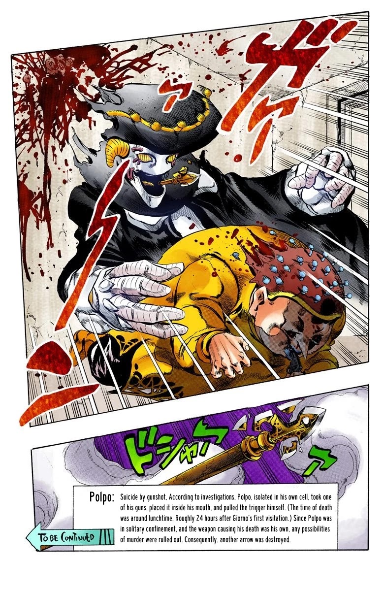 JoJo's Bizarre Adventure Part 5 - Vento Aureo (Official Colored) Chapter 16 page 23 - Chapter 16: Entering the Gang Part 6