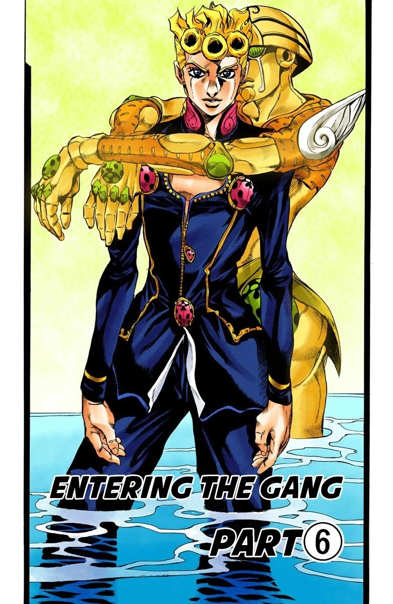 JoJo's Bizarre Adventure Part 5 - Vento Aureo (Official Colored) Chapter 16 page 3 - Chapter 16: Entering the Gang Part 6
