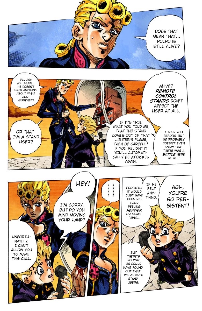 JoJo's Bizarre Adventure Part 5 - Vento Aureo (Official Colored) Chapter 16 page 6 - Chapter 16: Entering the Gang Part 6