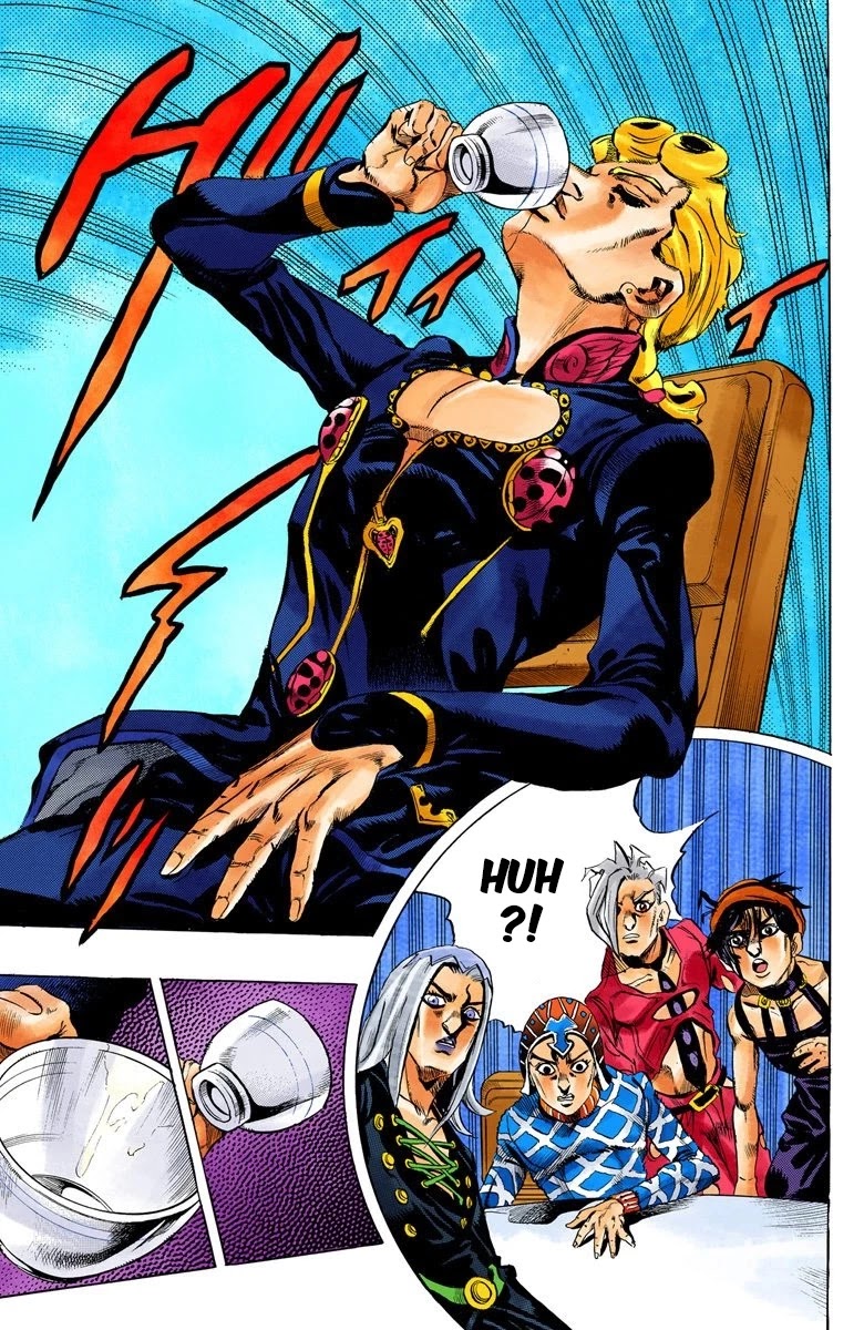 JoJo's Bizarre Adventure Part 5 - Vento Aureo (Official Colored) Chapter 17 page 18 - Chapter 17: 5 Plus 1