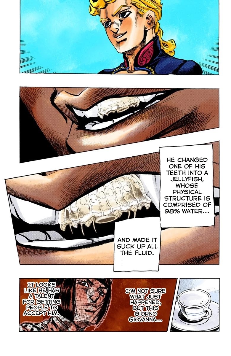 JoJo's Bizarre Adventure Part 5 - Vento Aureo (Official Colored) Chapter 17 page 20 - Chapter 17: 5 Plus 1