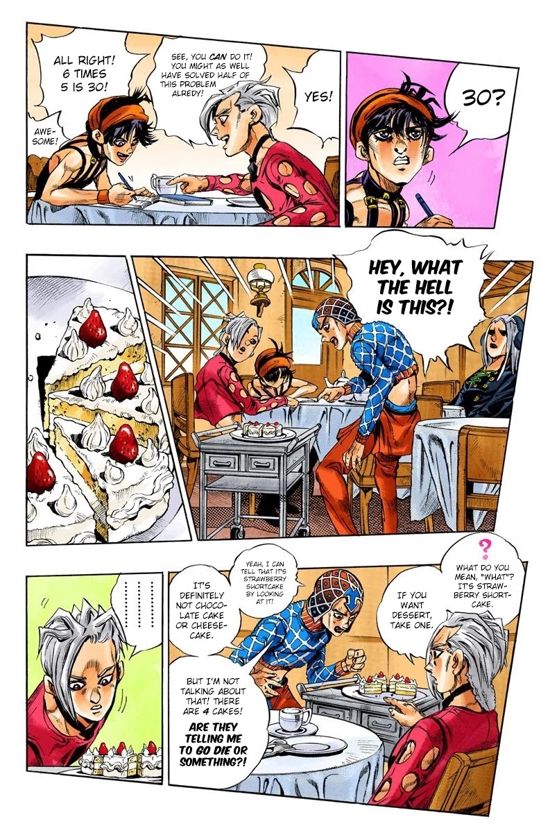 JoJo's Bizarre Adventure Part 5 - Vento Aureo (Official Colored) Chapter 17 page 7 - Chapter 17: 5 Plus 1