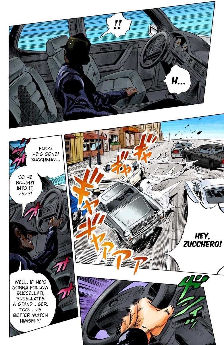 JoJo's Bizarre Adventure Part 5 - Vento Aureo (Official Colored) Chapter 18 page 10 - Chapter 18: Find Polpo's Hidden Treasure!