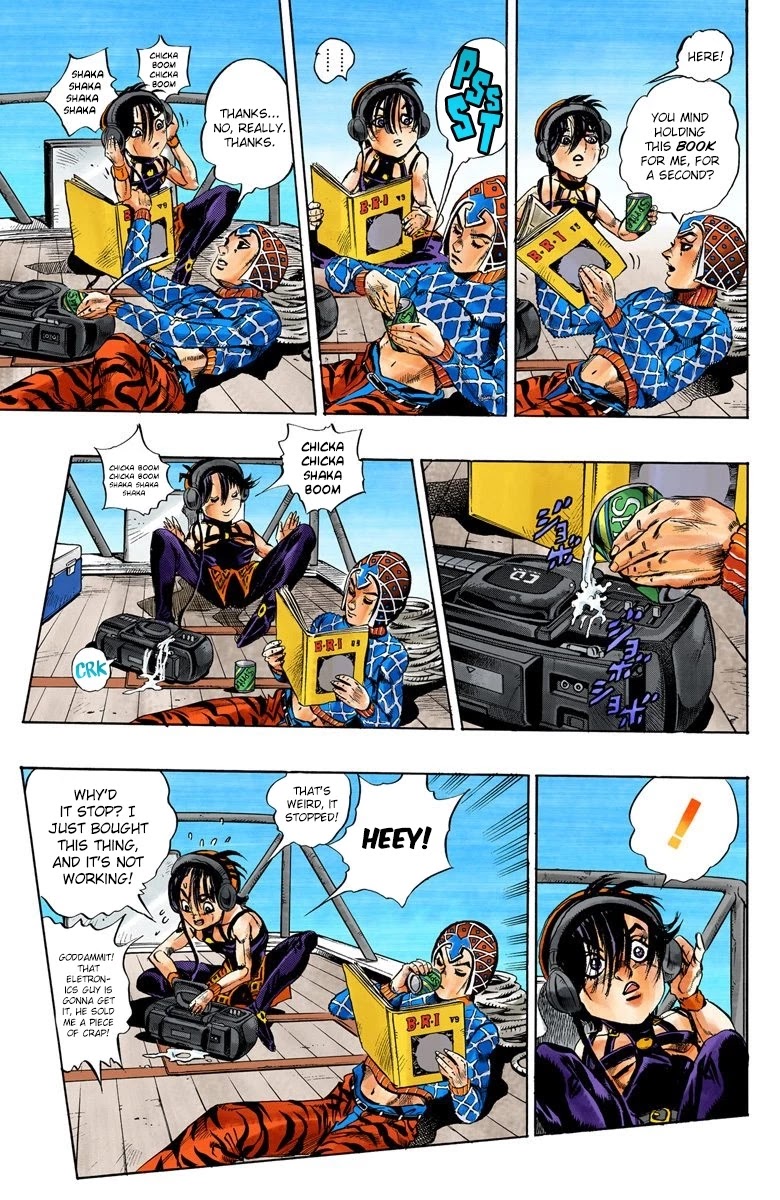 JoJo's Bizarre Adventure Part 5 - Vento Aureo (Official Colored) Chapter 18 page 13 - Chapter 18: Find Polpo's Hidden Treasure!