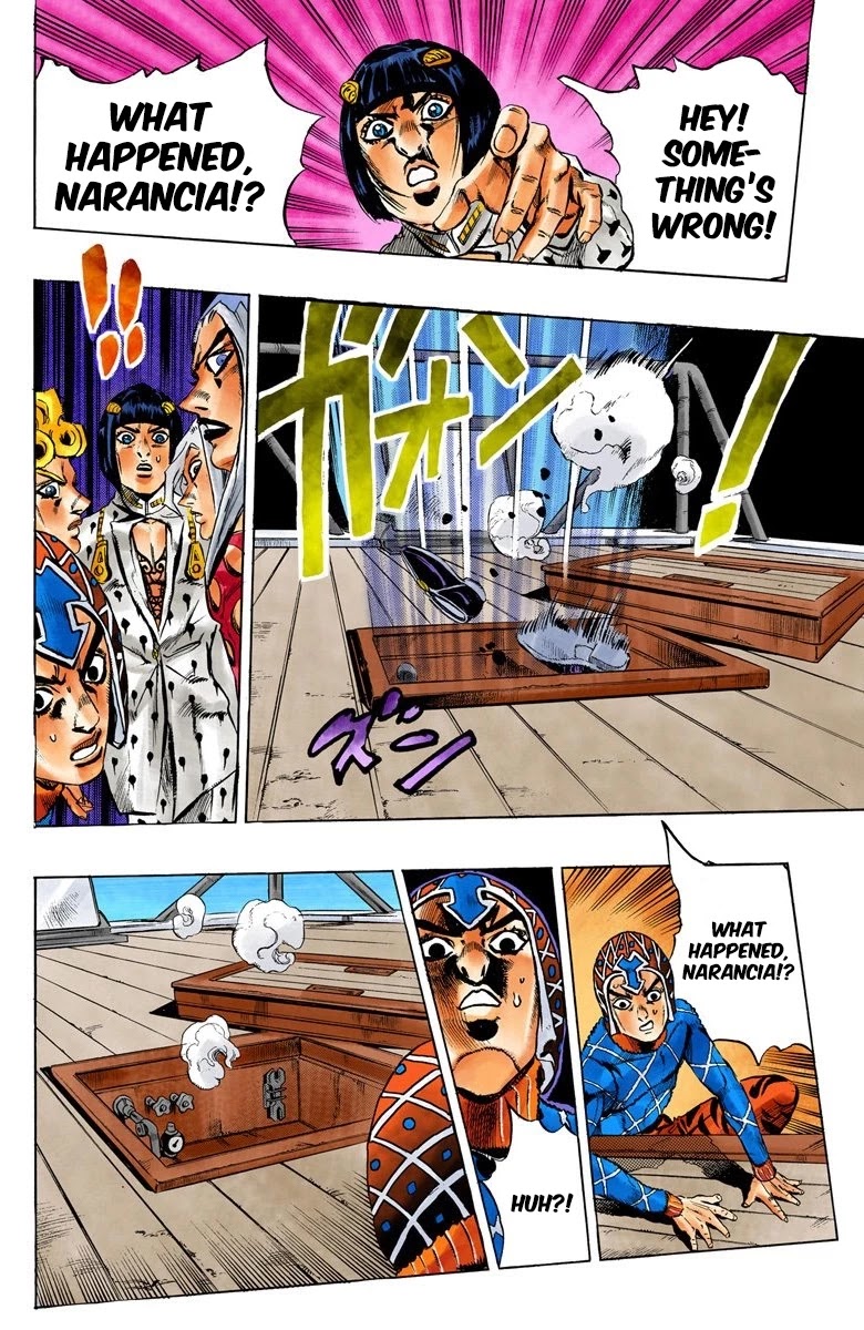 JoJo's Bizarre Adventure Part 5 - Vento Aureo (Official Colored) Chapter 18 page 20 - Chapter 18: Find Polpo's Hidden Treasure!