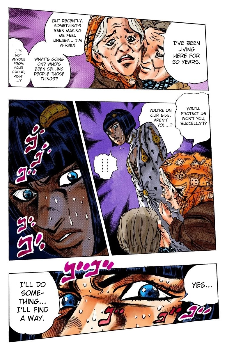 JoJo's Bizarre Adventure Part 5 - Vento Aureo (Official Colored) Chapter 18 page 4 - Chapter 18: Find Polpo's Hidden Treasure!