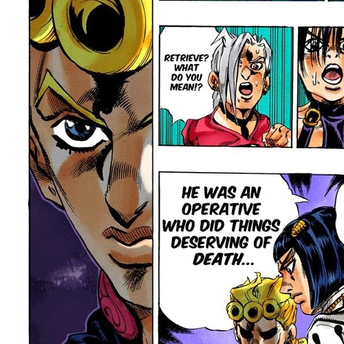 JoJo's Bizarre Adventure Part 5 - Vento Aureo (Official Colored) Chapter 18: Find Polpo's Hidden Treasure! cover