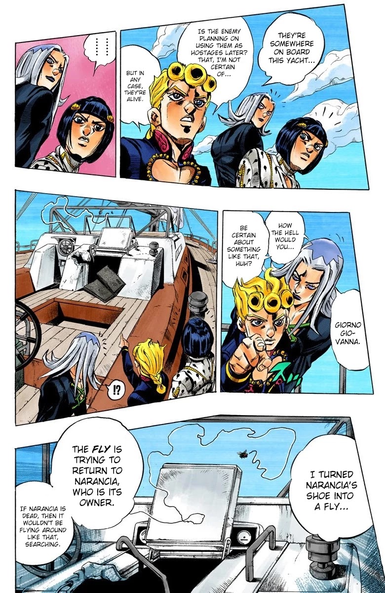 JoJo's Bizarre Adventure Part 5 - Vento Aureo (Official Colored) Chapter 19 page 11 - Chapter 19: The Mystery Behind "Soft Machine" Part 1