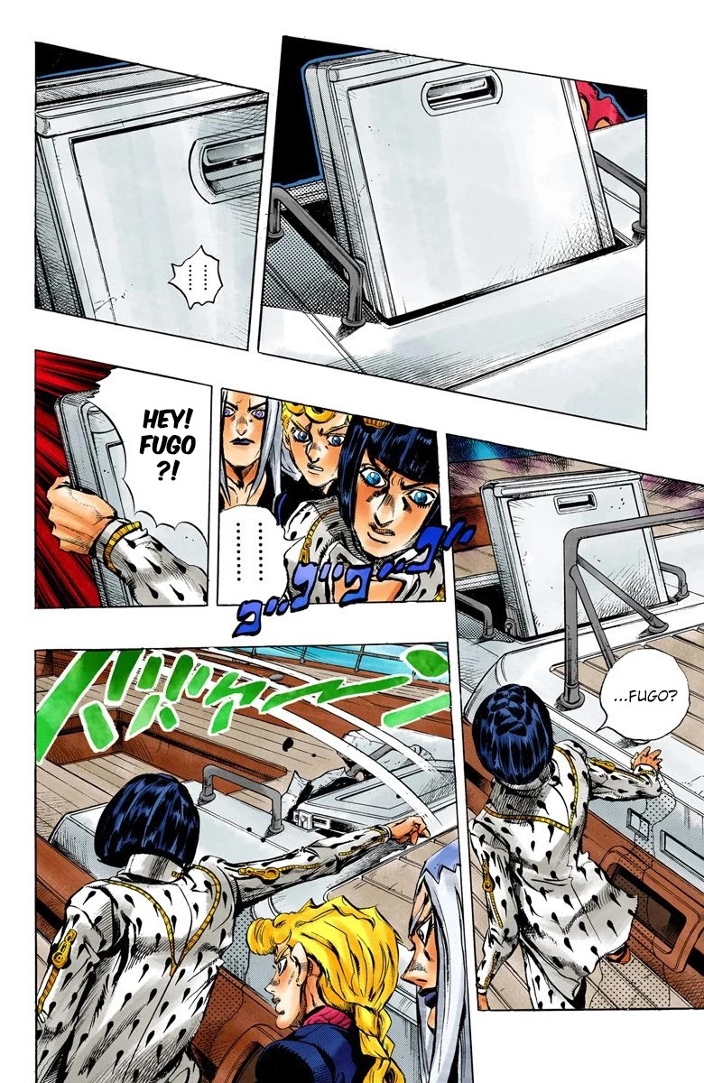 JoJo's Bizarre Adventure Part 5 - Vento Aureo (Official Colored) Chapter 19 page 7 - Chapter 19: The Mystery Behind "Soft Machine" Part 1