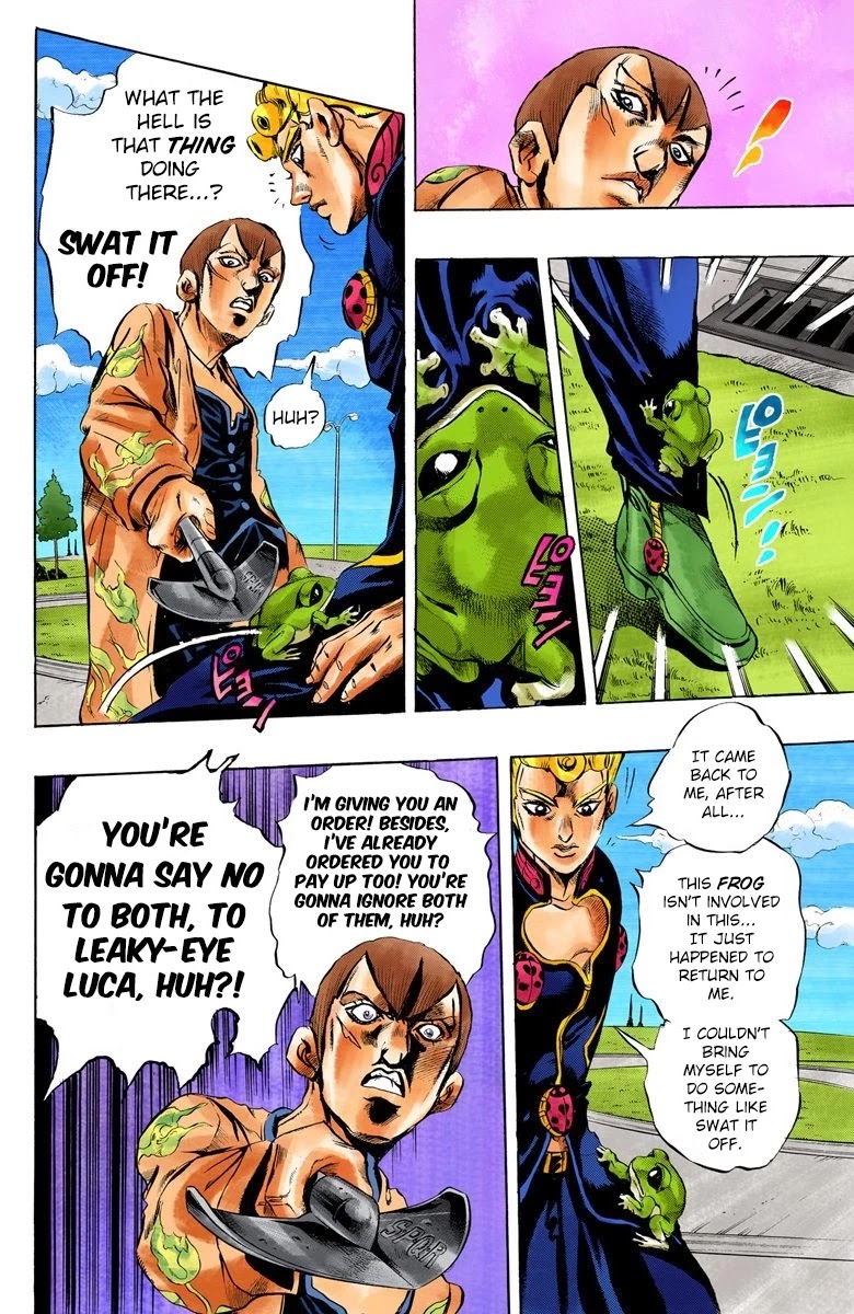 JoJo's Bizarre Adventure Part 5 - Vento Aureo (Official Colored) Chapter 2 page 15 - Chapter 2: Gold Experience Part 2