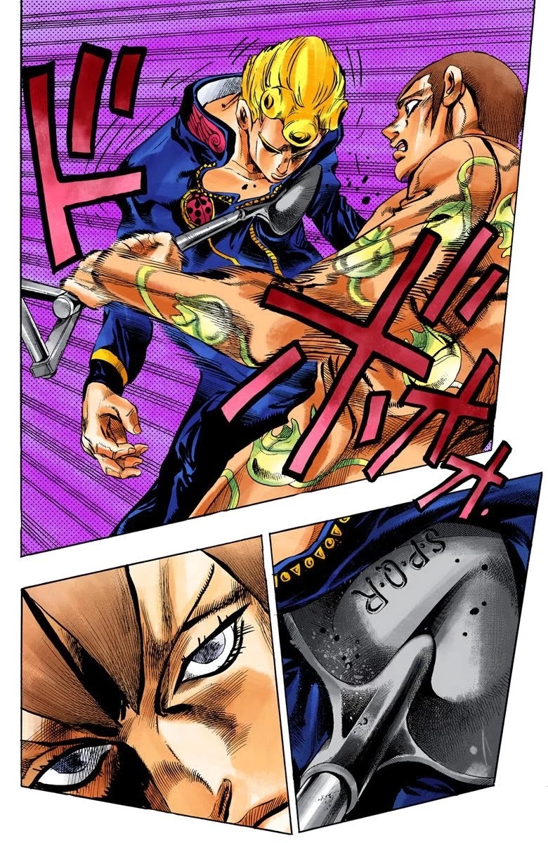 JoJo's Bizarre Adventure Part 5 - Vento Aureo (Official Colored) Chapter 2 page 17 - Chapter 2: Gold Experience Part 2