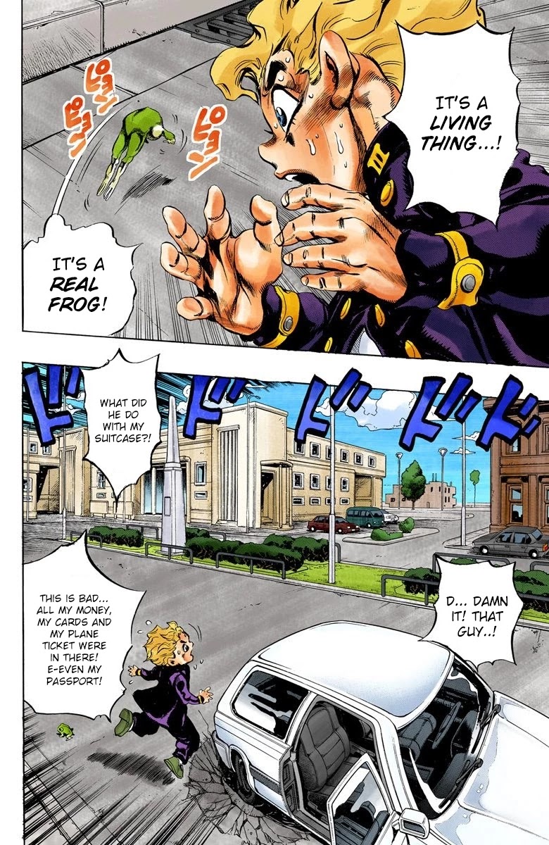 JoJo's Bizarre Adventure Part 5 - Vento Aureo (Official Colored) Chapter 2 page 5 - Chapter 2: Gold Experience Part 2