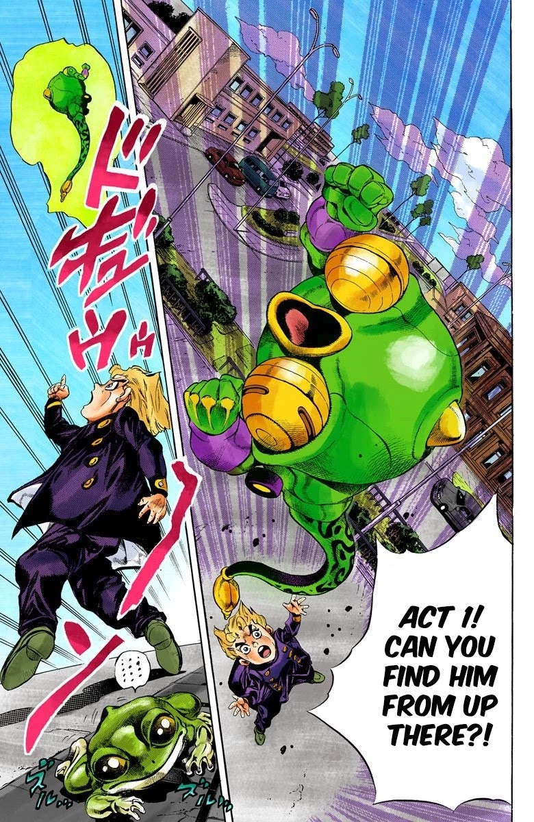 JoJo's Bizarre Adventure Part 5 - Vento Aureo (Official Colored) Chapter 2 page 6 - Chapter 2: Gold Experience Part 2