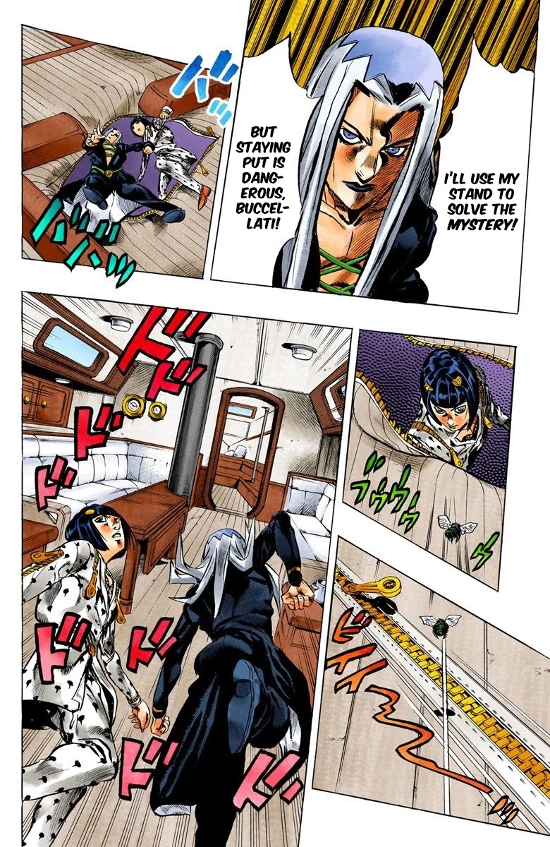 JoJo's Bizarre Adventure Part 5 - Vento Aureo (Official Colored) Chapter 20 page 11 - Chapter 20: The Mystery Behind "Soft Machine" Part 2
